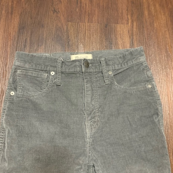 Madewell 10” High Rise Skinny Corduroy Pants - Picture 3 of 8
